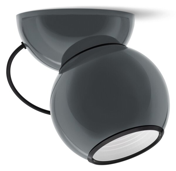 Lampa Sufitowa Stilnovo, Gravitino, ściemnialny, szary, salon, metal, design