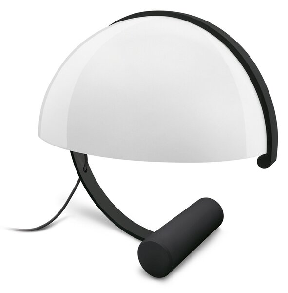 Lampa Stołowa Stilnovo, Meta, ściemnialny, czarny, salon, metal, design