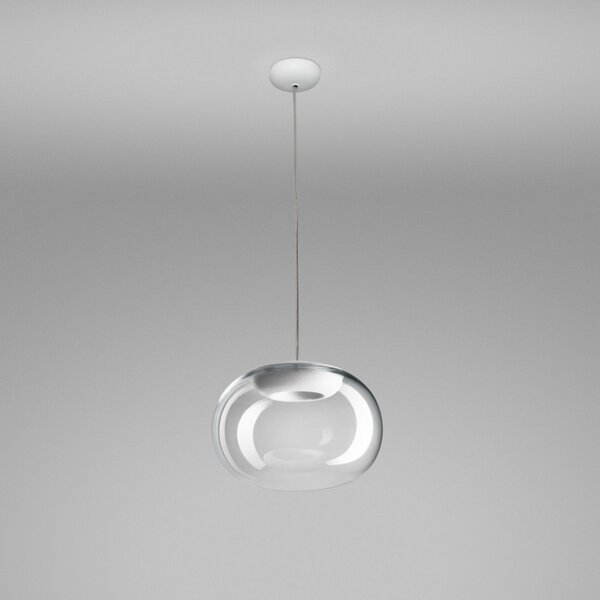 Lampa Wisząca Stilnovo, La Mariée, ściemnialny, transparentny, salon, szkło, design