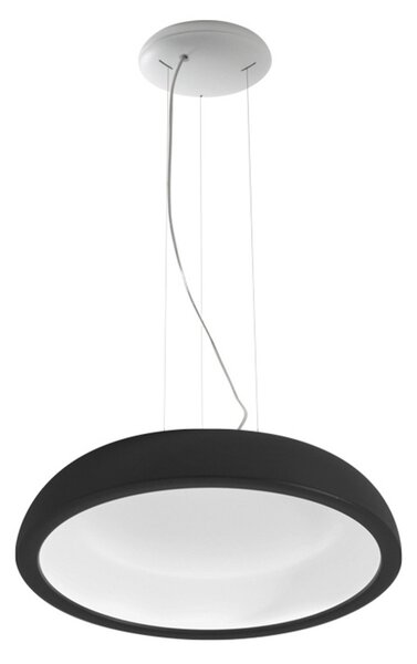 Lampa Wisząca Stilnovo, Reflexio, ściemnialny, czarny, salon, metal, design
