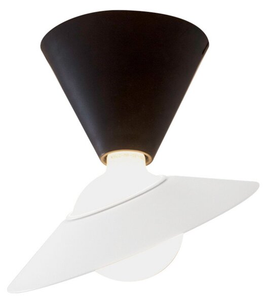Lampa Sufitowa Stilnovo, Fante, czarny, salon, tworzywo sztuczne, design
