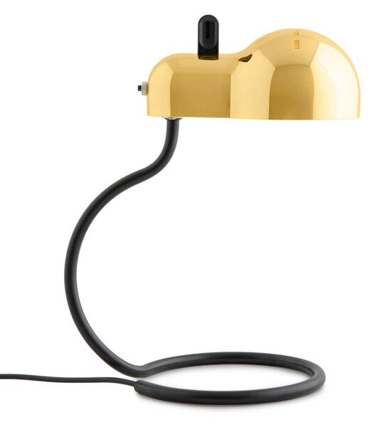 Lampa Stołowa Stilnovo, Minitopo, złoty | mosiężny, salon, metal, design