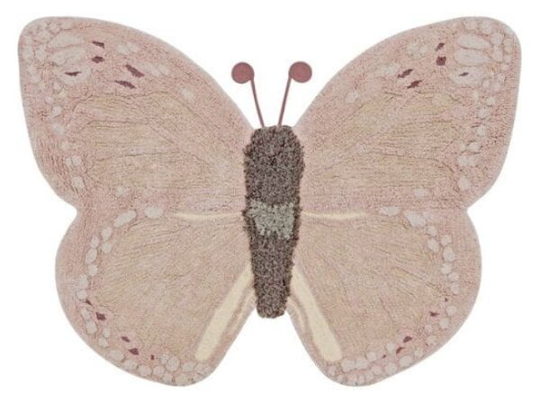 DYWAN DLA DZIEWCZYNKI MOTYL 120 x 90cm - LORENA CANALS