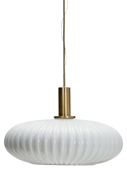 Lampa Wisząca House Doctor, ściemnialny, biały, salon, szkło, nowoczesny