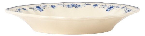 Niebieski/beżowy głęboki kamionkowy talerz ø 24,5 cm Vila – Costa Nova
