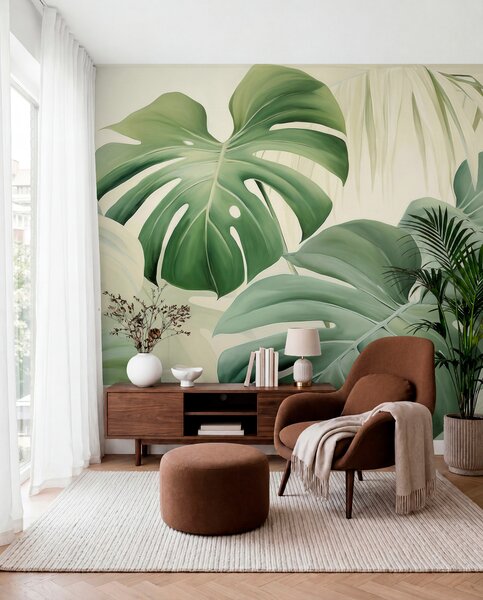 Fototapety Monstera, liście palmowe, Fototapety Natura, w05909 : Uwalls.pl
