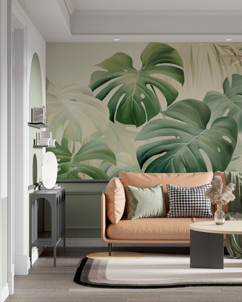 Fototapety Monstera, liście palmowe, Fototapety Natura, w05909 : Uwalls.pl