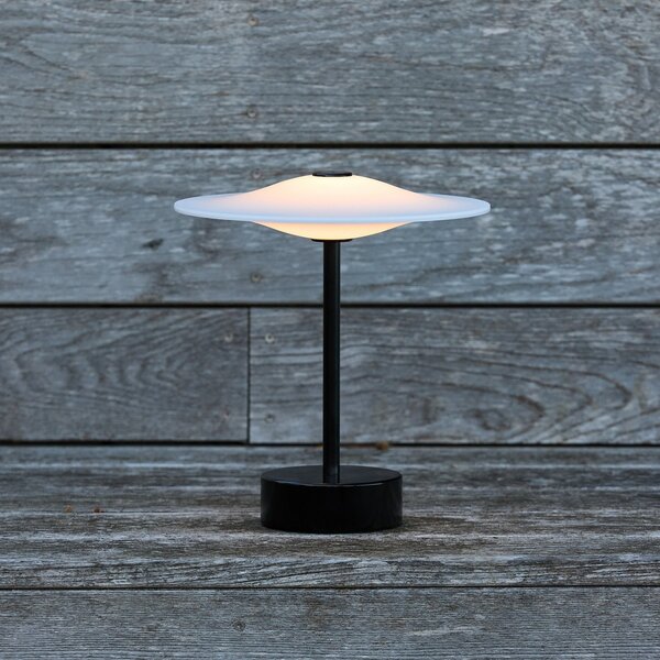 Zewnętrzna Lampa Piet Hein, ściemnialny, czarny, balkon, aluminium, design