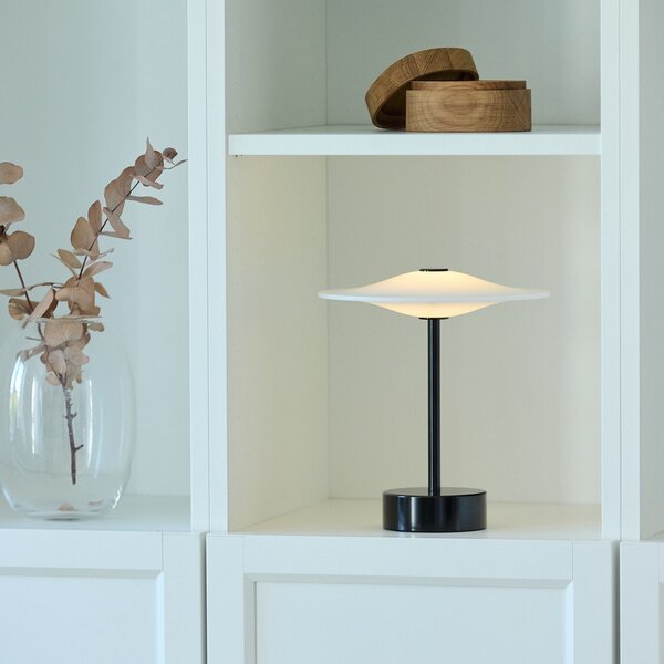 Zewnętrzna Lampa Piet Hein, ściemnialny, czarny, balkon, aluminium, design