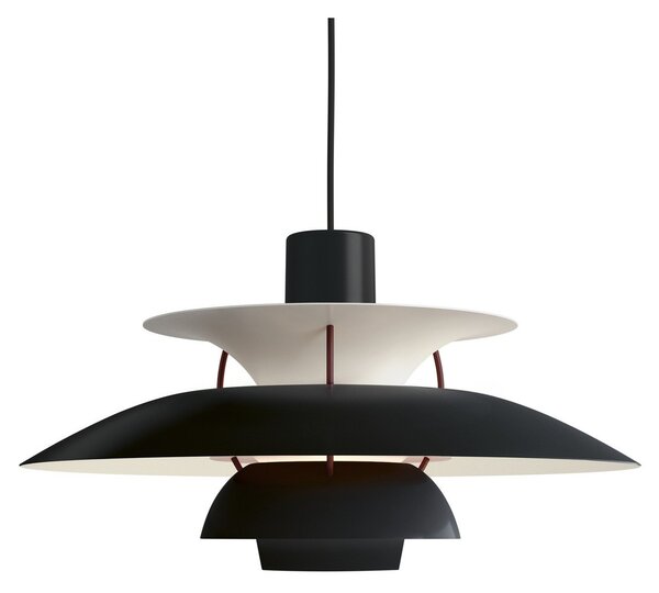 Lampa Wisząca Louis Poulsen, PH 5 500, ściemnialny, czarny, salon, metal, nowoczesny