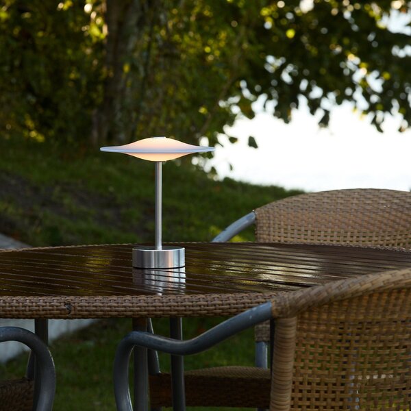 Zewnętrzna Lampa Piet Hein, ściemnialny, metaliczny, balkon, aluminium, design