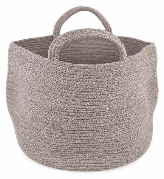 Kosz do przechowywania z uchwytami COTTON HAVEN 35x35 cm - więcej kolorów Kolor: Růžovohnědá
