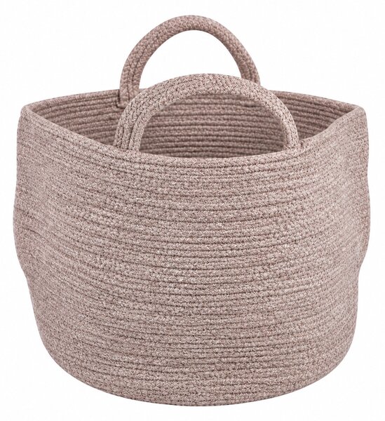 Kosz do przechowywania z uchwytami COTTON HAVEN 35x35 cm - więcej kolorów Kolor: Růžovohnědá