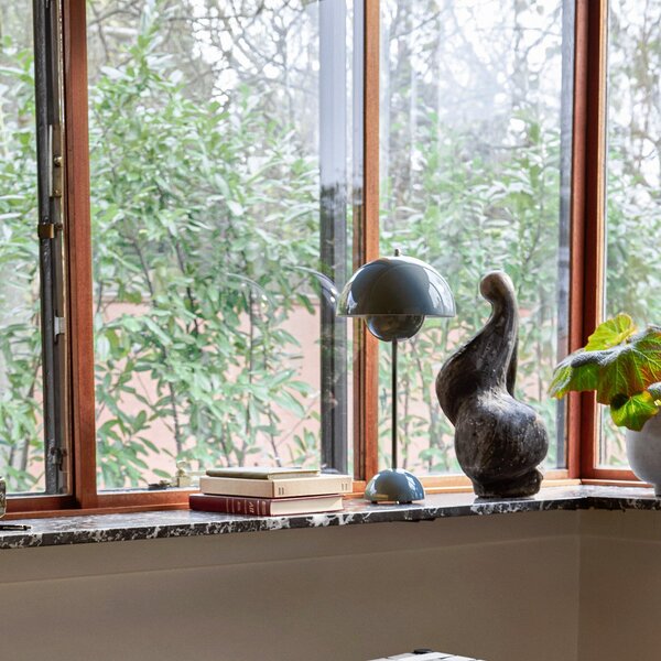 Lampa Stołowa &Tradition, Flowerpot VP3, szary, salon, metal, design