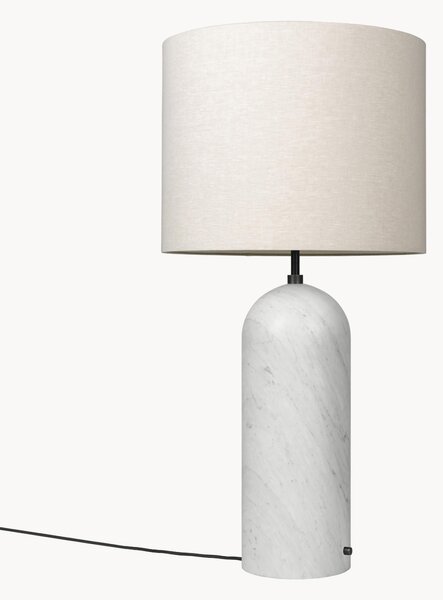 Lampa podłogowa z marmuru z funkcją przyciemniania Gravity, W 120 cm