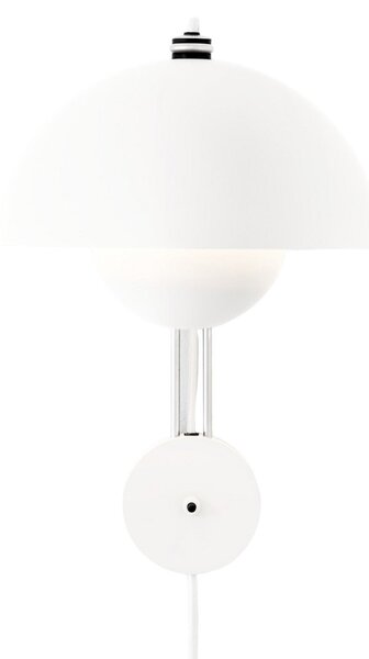 Lampa Ścienna &Tradition, Flowerpot VP8, biały, salon, metal, design