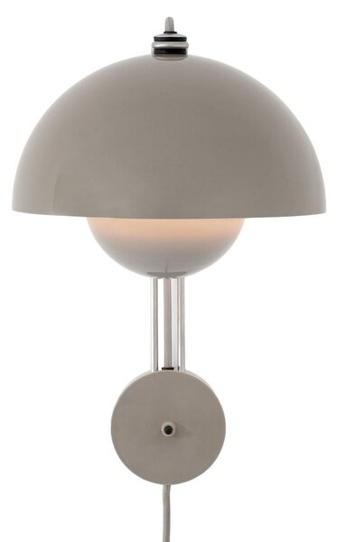 Lampa Ścienna &Tradition, Flowerpot VP8, szary, salon, metal, design