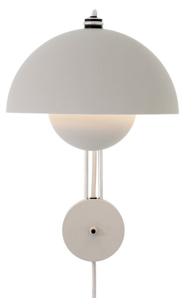 Lampa Ścienna &Tradition, Flowerpot VP8, szary, salon, metal, design