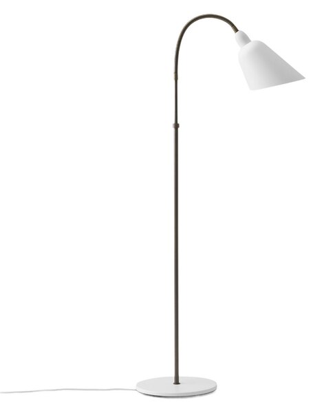 Lampa Podłogowa &Tradition, Bellevue AJ7, biały, salon, metal, design