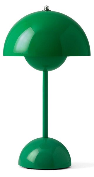 Lampa Stołowa &Tradition, Flowerpot VP3, zielony, salon, metal, design