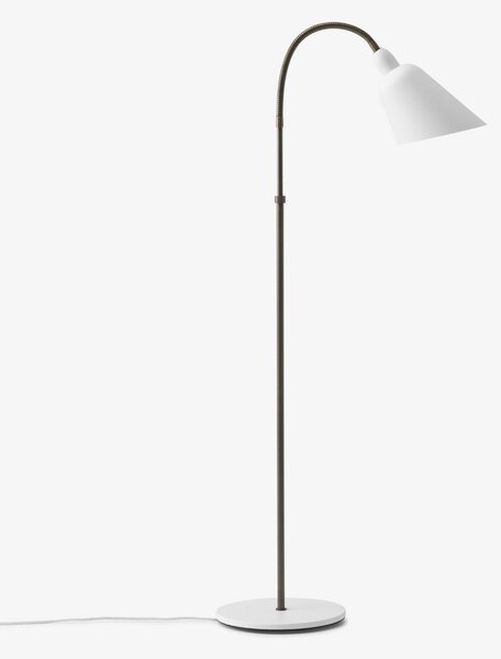 Lampa Podłogowa &Tradition, Bellevue AJ7, biały, salon, metal, design