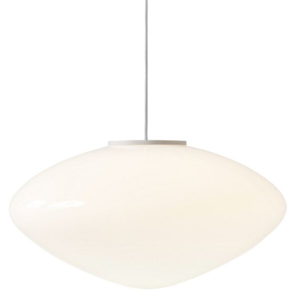 Lampa Wisząca &Tradition, Mist All The Way To Paris, ściemnialny, biały, salon, szkło, design
