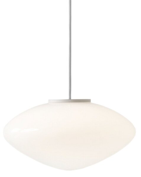 Lampa Wisząca &Tradition, Mist All The Way To Paris, ściemnialny, biały, salon, szkło, design