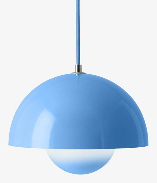 Lampa Wisząca &Tradition, Flowerpot VP1, ściemnialny, niebieski, salon, metal, design