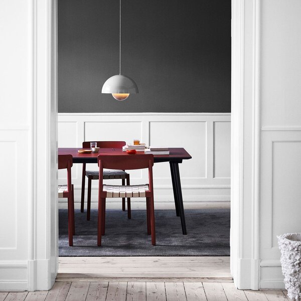 Lampa Wisząca &Tradition, ściemnialny, szary, salon, metal, design