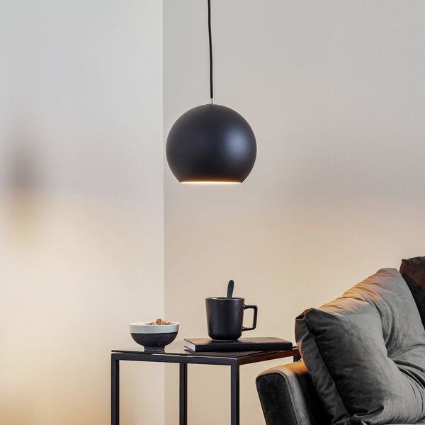 Lampa Wisząca &Tradition, Topan VP6, ściemnialny, czarny, salon, metal, design