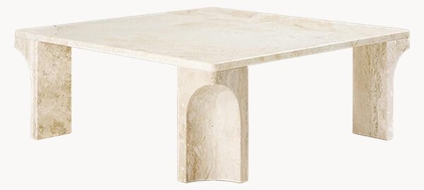 Stolik kawowy z trawertynu Doric, S 80 cm