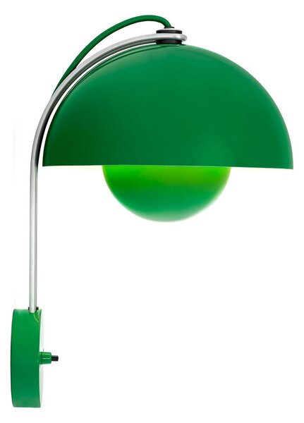 Lampa Ścienna &Tradition, Flowerpot VP8, zielony, salon, metal, design