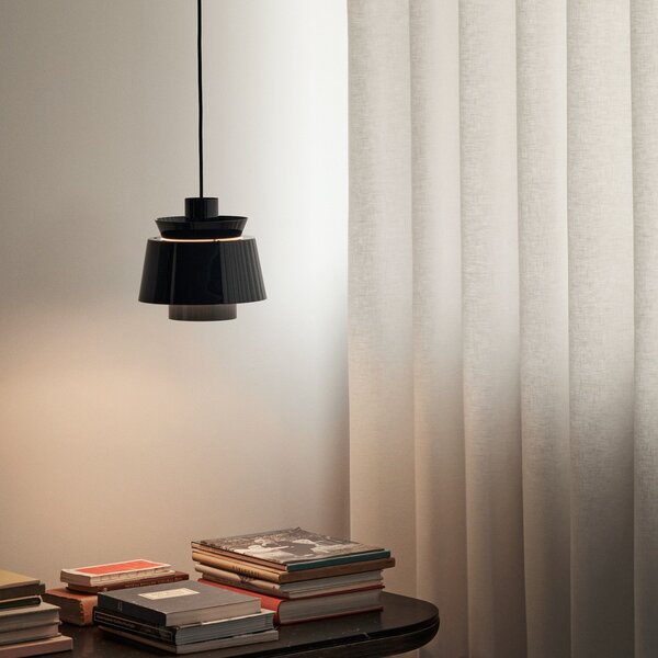 Lampa Wisząca &Tradition, Utzon JU1, ściemnialny, niebieski, salon, metal, design
