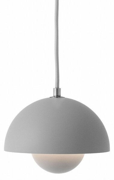 Lampa Wisząca &Tradition, Flowerpot VP10, ściemnialny, szary, salon, metal, design