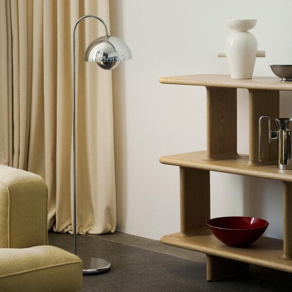 Lampa Podłogowa &Tradition, Flowerpot VP12, metaliczny, salon, metal, design