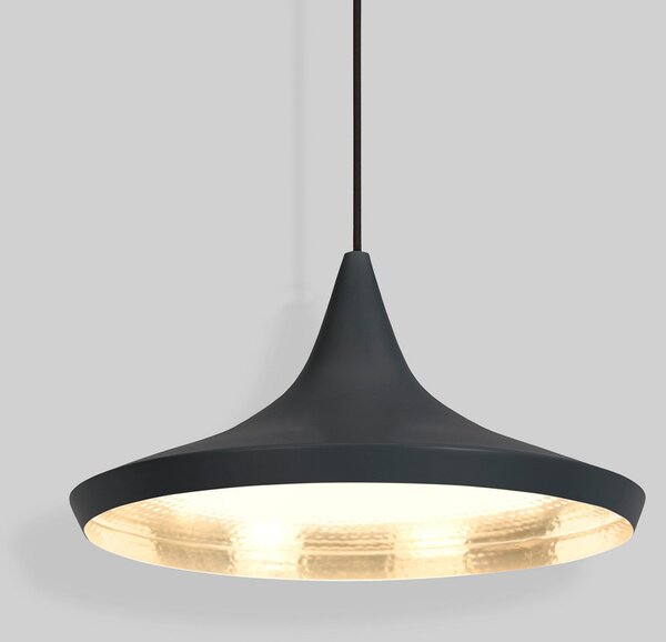 Lampa Wisząca Tom Dixon, Beat, ściemnialny, czarny, salon, mosiądz, design