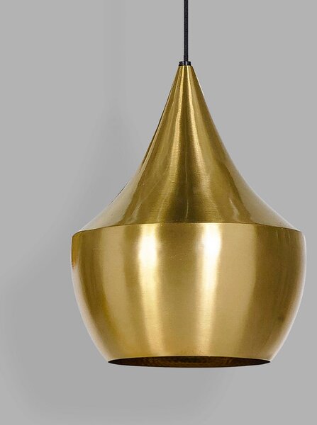 Lampa Wisząca Tom Dixon, Beat, ściemnialny, złoty | mosiężny, salon, mosiądz, design
