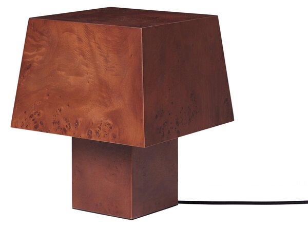 Lampa Stołowa ferm LIVING, Burl, drewniany, salon, drewno, nowoczesny