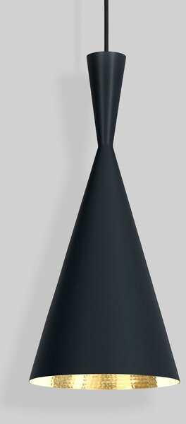 Lampa Wisząca Tom Dixon, Beat, ściemnialny, czarny, salon, mosiądz, design