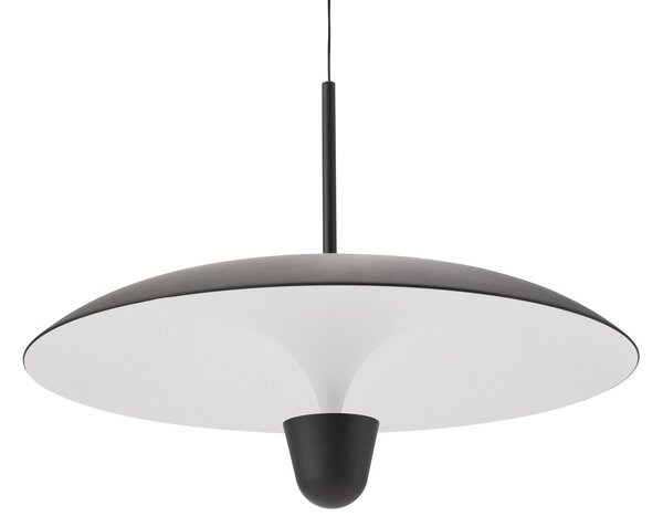 Lampa Wisząca New Works, Kantarell, ściemnialny, czarny, jadalnia, metal, design