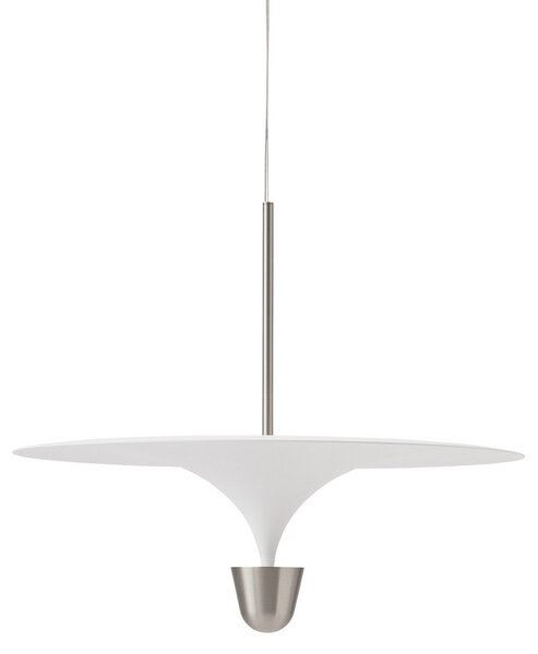 Lampa Wisząca New Works, Kantarell, ściemnialny, biały, jadalnia, metal, design