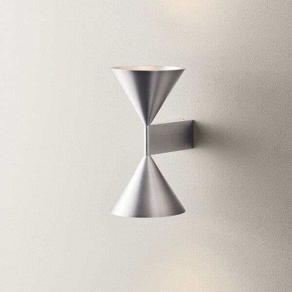 Lampa Ścienna Pholc, Apollo 24, ściemnialny, szary, salon, aluminium, nowoczesny