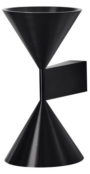 Lampa Ścienna Pholc, Apollo 24, ściemnialny, czarny, salon, aluminium, nowoczesny