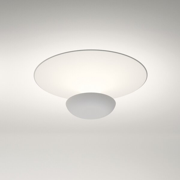 Lampa Sufitowa Vibia, Funnel, ściemnialny, biały, salon, metal, design