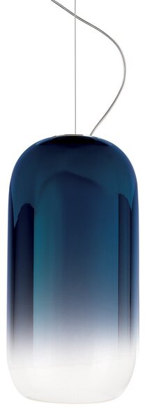 Lampa Wisząca Artemide, Gople, ściemnialny, niebieski, salon, szkło, design