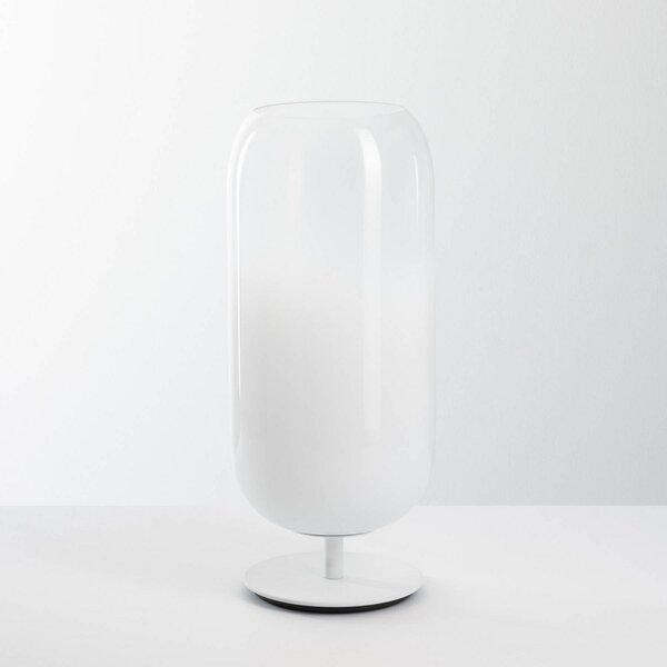 Lampa Stołowa Artemide, Gople Mini, biały, salon, szkło, design