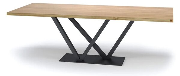 Stół Madlen nowoczesny lofttowy metalowy do salonu jadalni
