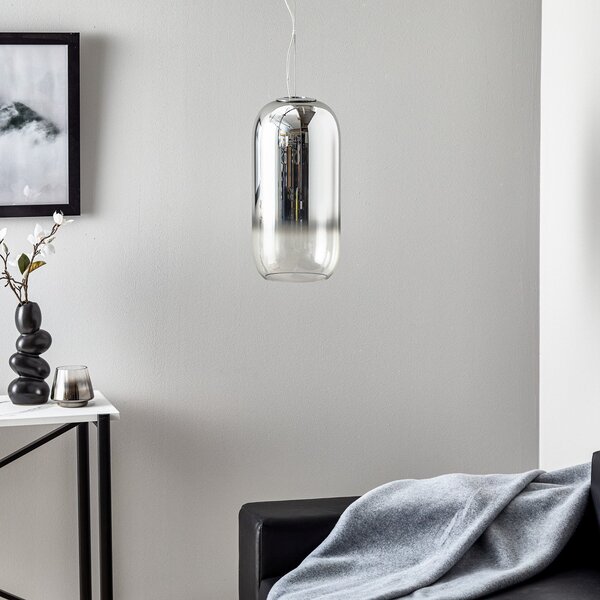 Lampa Wisząca Artemide, Gople, ściemnialny, szary, salon, szkło, design