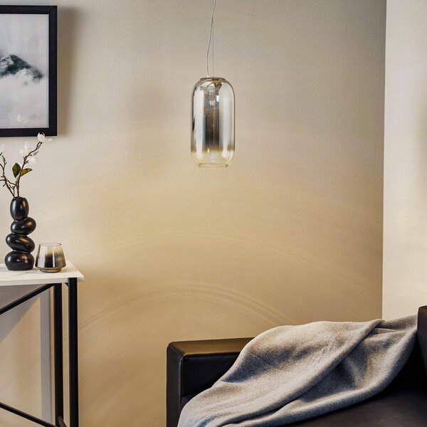 Lampa Wisząca Artemide, Gople Mini, ściemnialny, metaliczny, salon, szkło, design