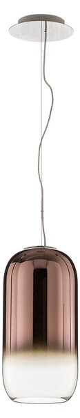 Lampa Wisząca Artemide, Gople, ściemnialny, brąz rdzawy, salon, szkło, design